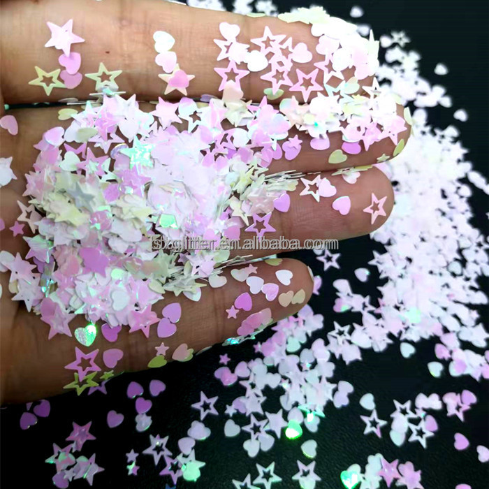 Valentines Day Glitter Shapes and Shaped Polyester for Ecofriendly Hot Models on Ramadan Graduation School Father's Day