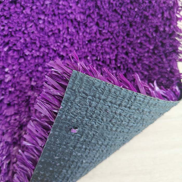 Customized Tennis Artificial Turf Multi Functional Purple Color 25mm Pile Height With Great Drainage System