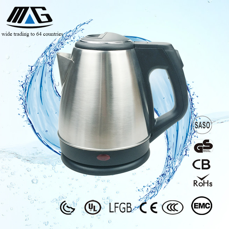 Chinese cool green handle stainless steel electric tea kettle
