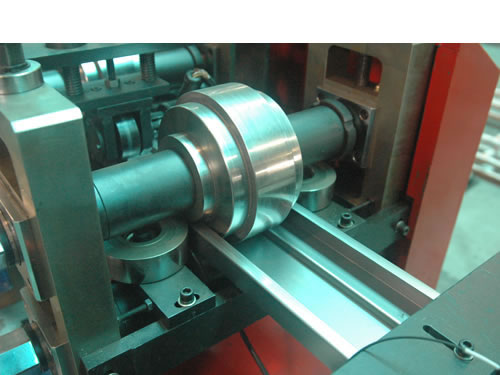 PLC control automatic door frame roll forming machine high precision and smooth