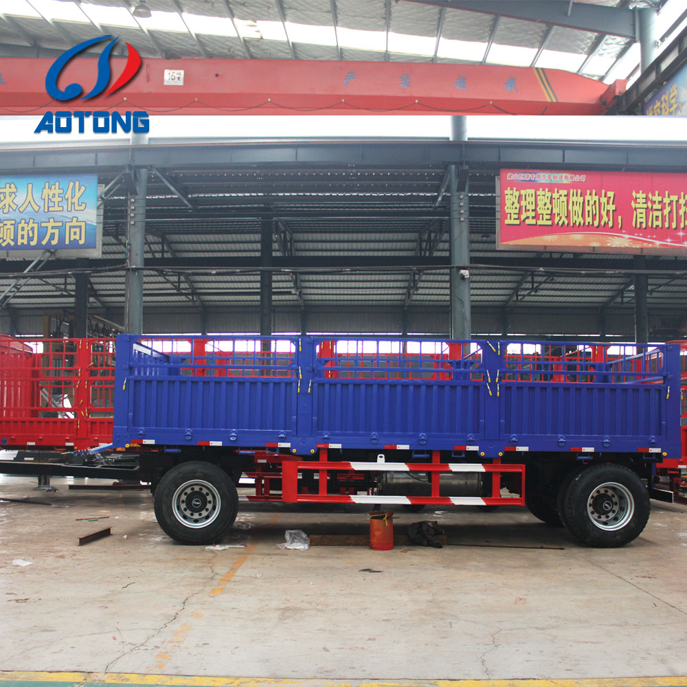 Triangle Tires Full Trailer Type Open Box Cargo Trailers Draw Bar Small Enclosed Box Trailer
