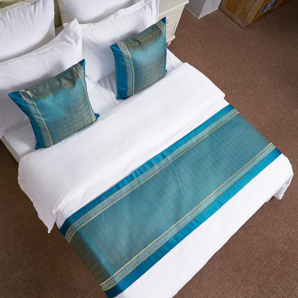Decoration Hotel Bed Runner Polyester Sheet Sets Twin Bed National Standards