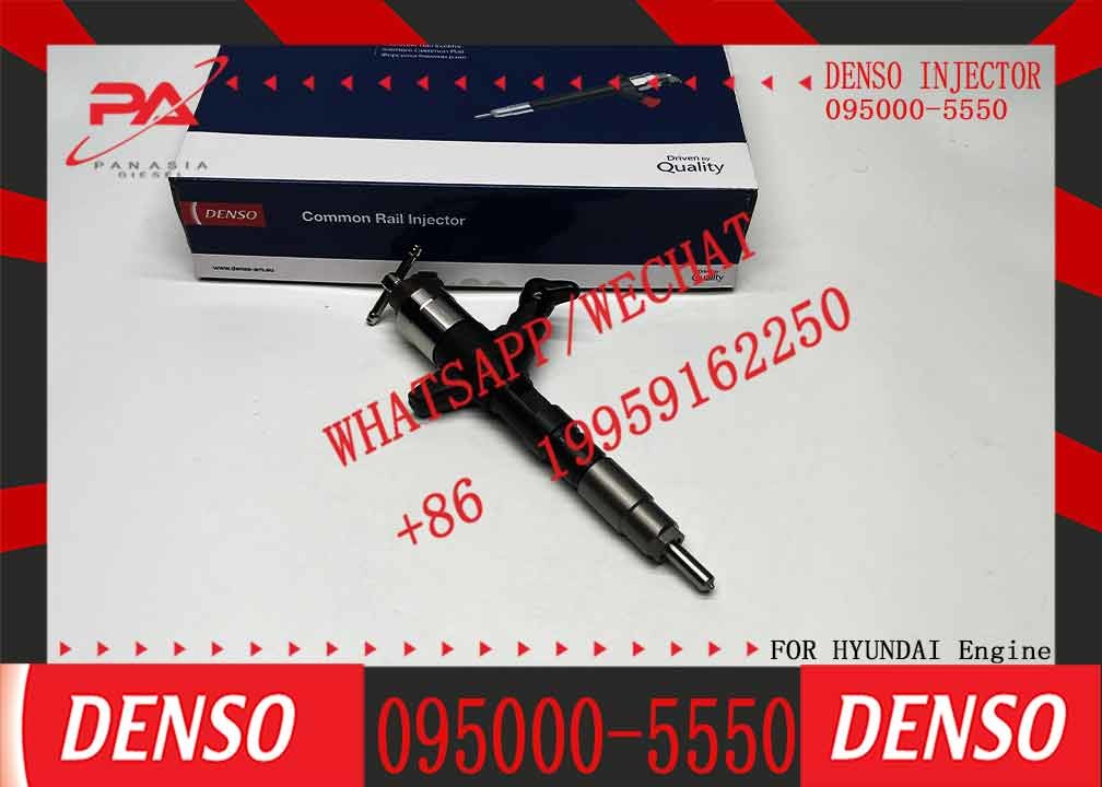 Fuel Injector 095000-5550 0950005550 for Mi-ts-ubishi L200 4D56 Euro4 FOR HY-UNDAI D-E-NSO 5551 3380045700