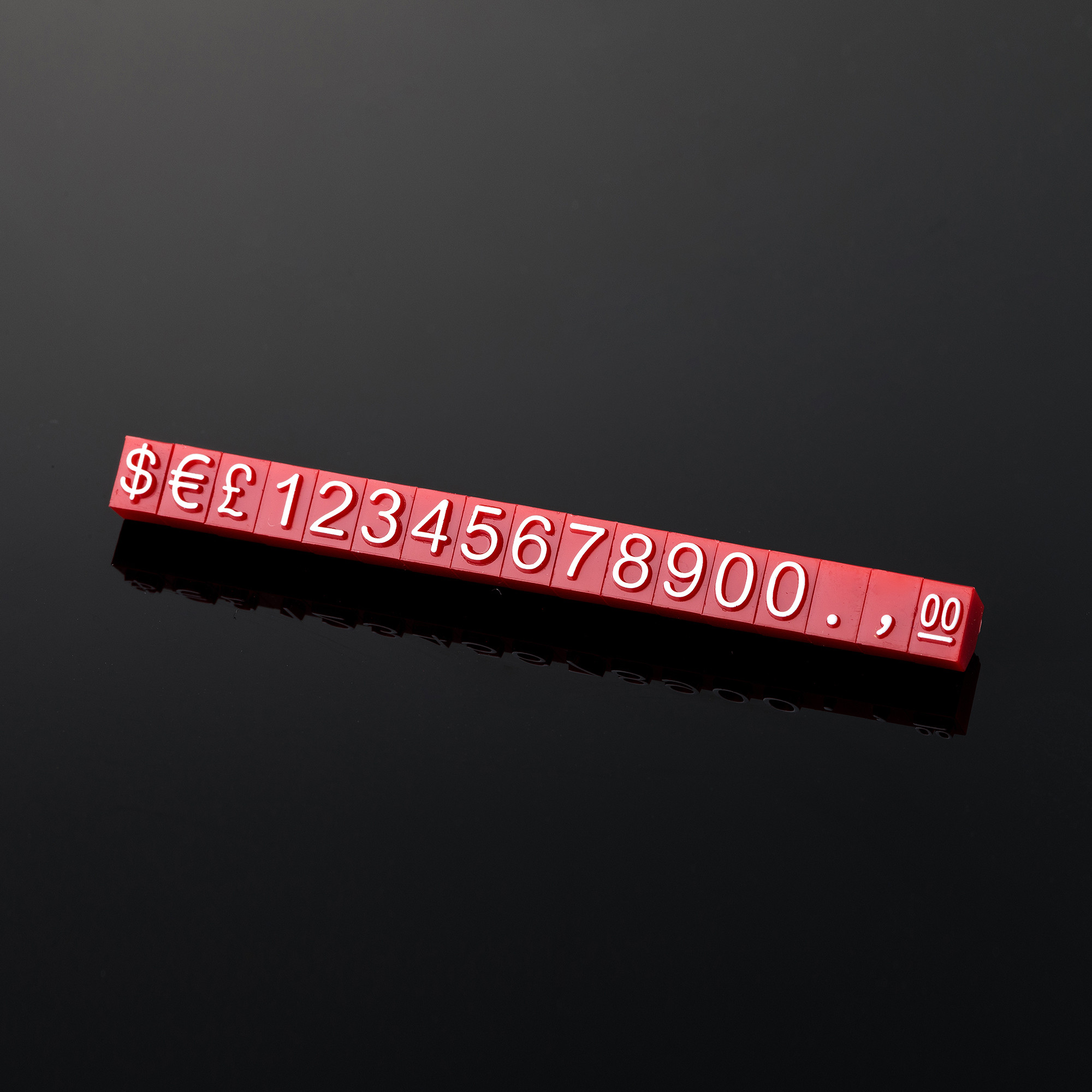 6x4mm Jewellery Display Price Digital Cube For Retail Shop Display Customizable