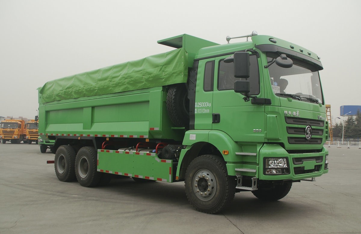 6X4 Used Shacman 10 Wheeler Dump Truck 40 Tons 380 HP F 3000 6X4 Self Loading Dump Truck