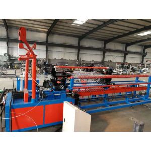 100m Rolling Mesh 0.75kw Chain Link Fence Making Machine