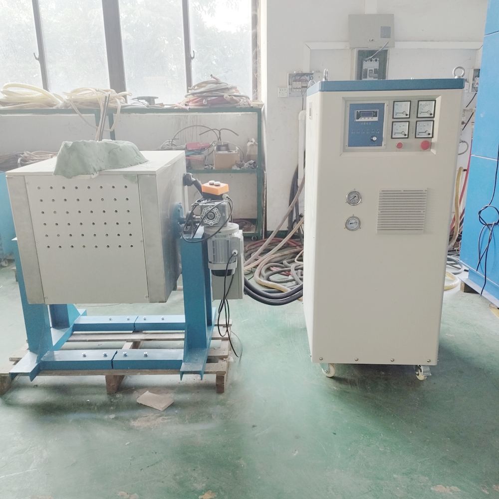 160KW Medium Frequency Induction Furnace 100kg Iron Melting Induction Furnace Steel