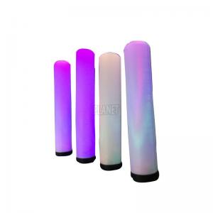  Colorful Inflatable Column Decoration Balloon Column Stand Inflatable LED Pillar For Party Decoration Manufactures