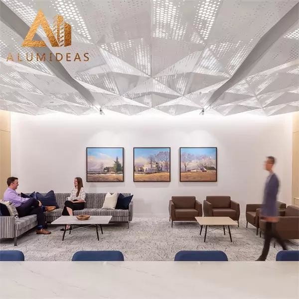 Aluminum Building Facades Modern Perforated Metal Ceiling