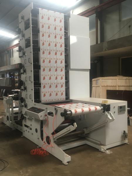 500 Automatic label flexo printing machine with die cutting / lamination/vanish