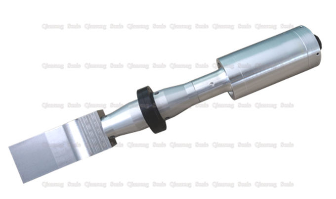 Rubber Ultrasonic Cutting Machine / Device With 60mm Blade Width Titanium Material