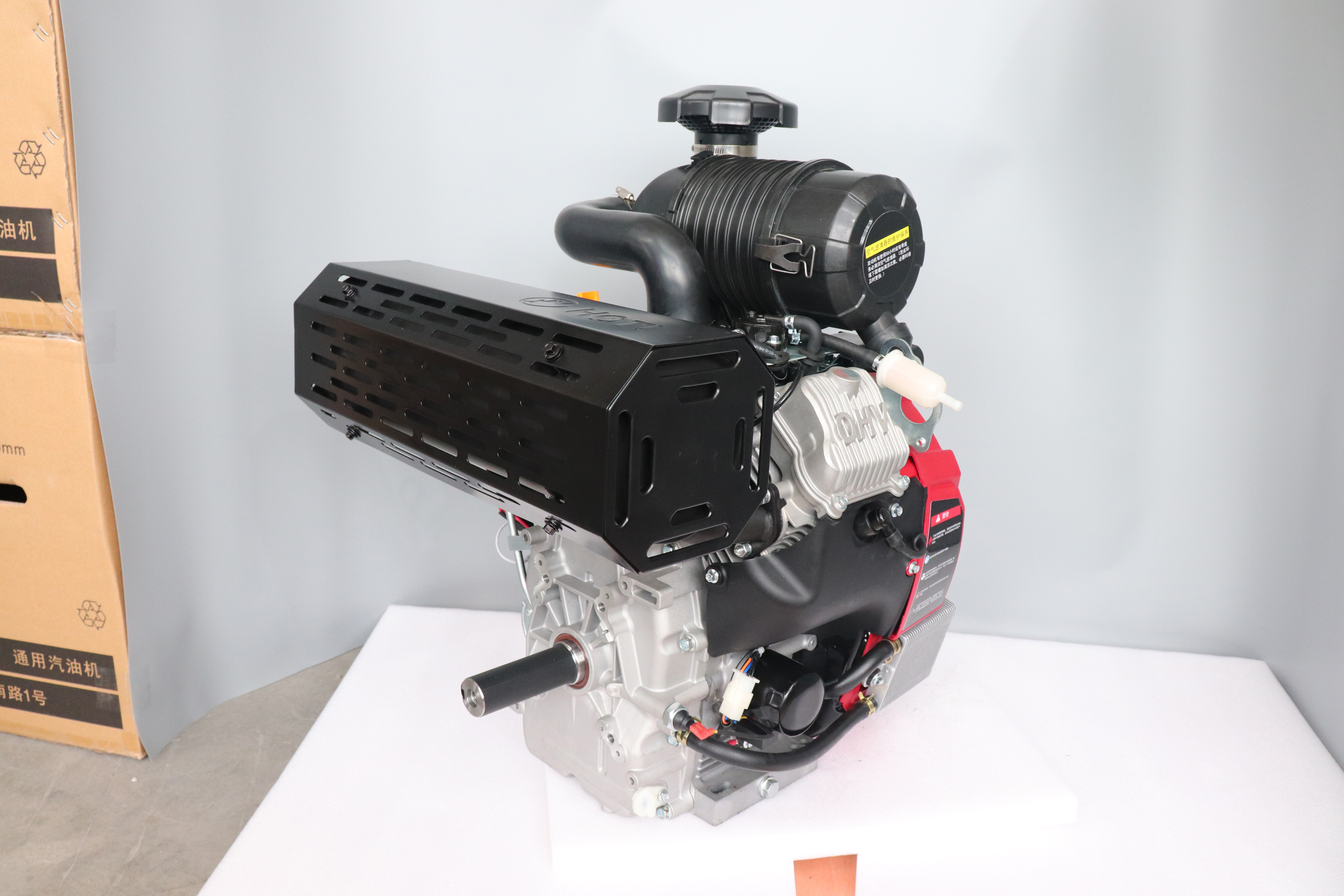 High Speed OHV V-twin 4 Stroke 24hp 27hp 35hp Forced Cooling Gasoline Engine for Motor