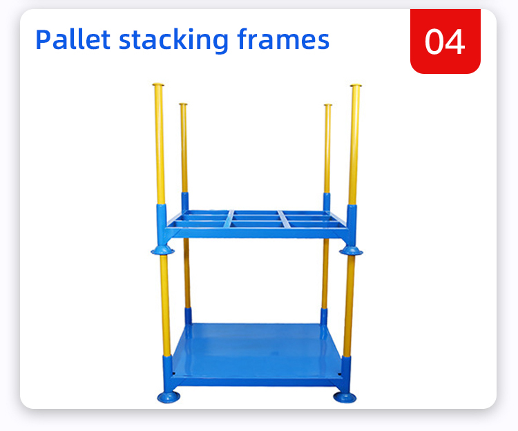 Commercial Galvanized Mild Steel Stackable Pallet Converter for Customized Storage Warehouse Stackable Organization Solution