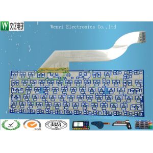 Keyboard Membrane Switch Multilayer Flexible Circuits , 2 Layers Fpc Flex