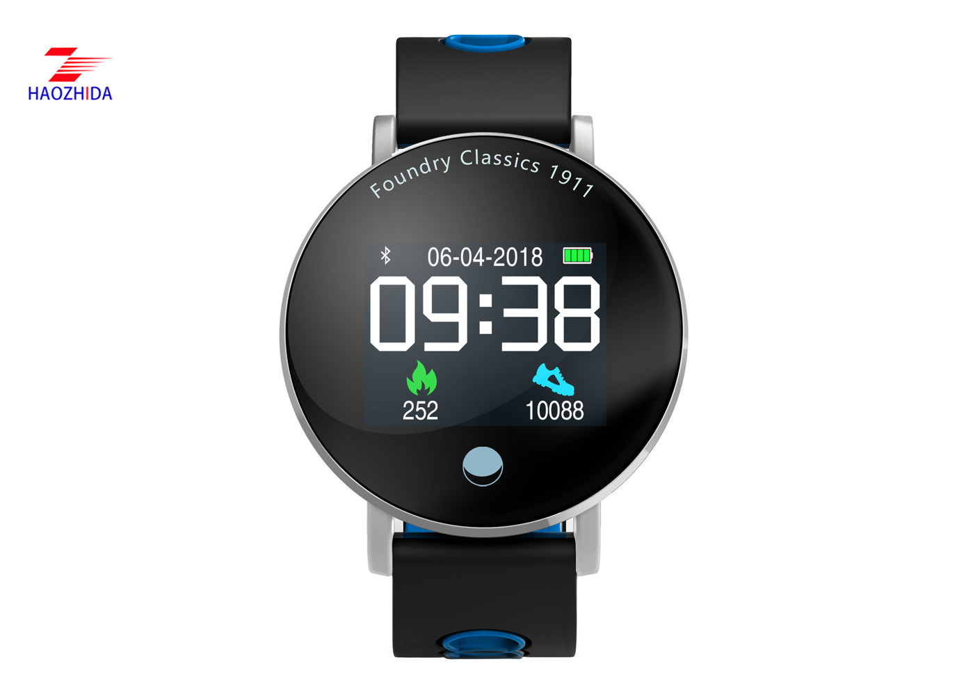 Haozhida HZD1803W Smart Watch Black color with 10 days standby time