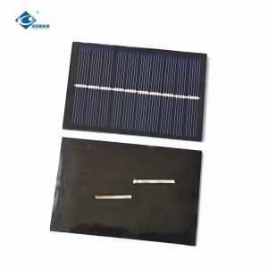 China Customized 5V Transparent Glass Solar Panel ZW-9060-G Mini Portable Solar Panels Charger 0.6W on sale