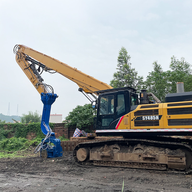 Multipurpose Vibro Excavator Pile Driver Hammer For PC400 PC500 CAT340 CAT350