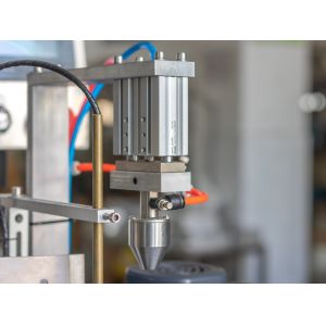 Salad Ready Olives Self Adhesive Half Circle Labeling Machine For Conical