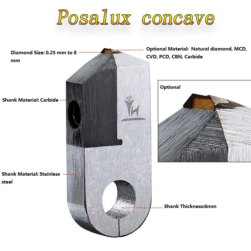 6mm Shank Concave Shape Ring Engraving Tools