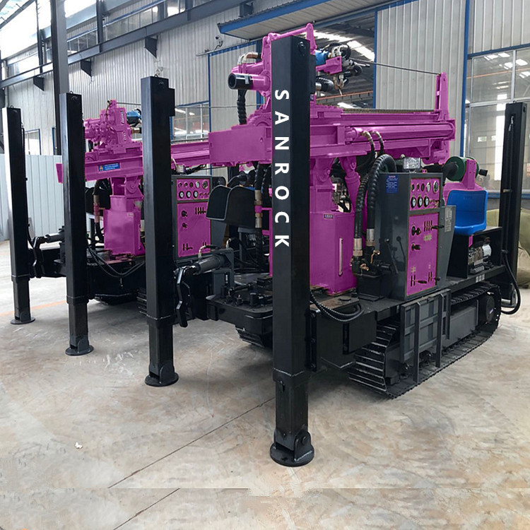 Crawler Water Well Drilling Rig Hydraulic Borehole Drilling Machine Water Well Drill Rig