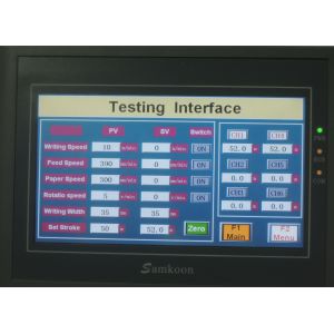 Lab Testing Equipment Zig Zag Writer Testing Machine With Writing Angle 60° To