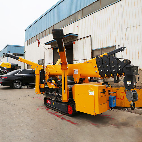 3 Ton Assembly Wireless Remote Control Elevator Crawler Cranes 12v 45AH Spider Crane