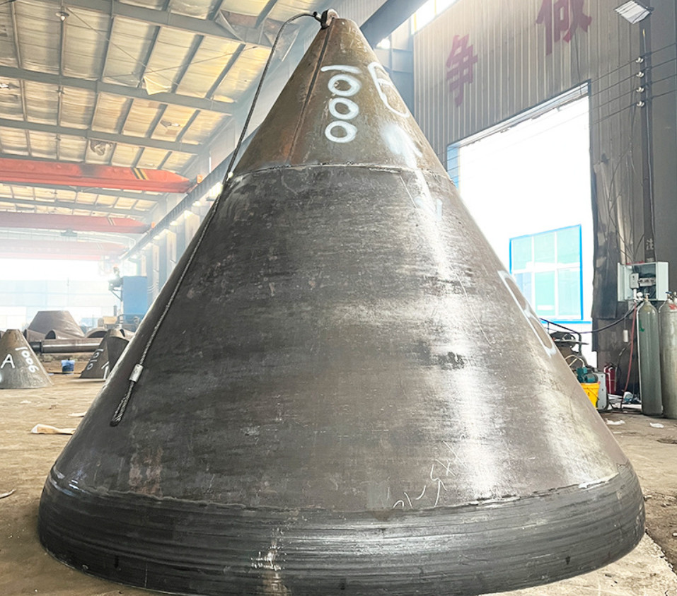OEM / ODM Conical Head Vertical Tilting Cone Boiler Head Large Diameter