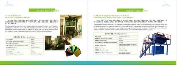 15KW Foam Recycling Machinery / Waste Sponge Recycling Machine with Steam