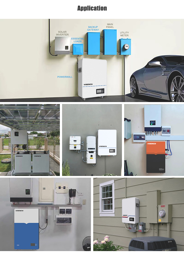 Battery camera wifi OEM 51.2V 48V100Ah 5KWh Long Life LiFePO4 solar storage 5kWh 10kWh LiFePO4 lithium battery Back up