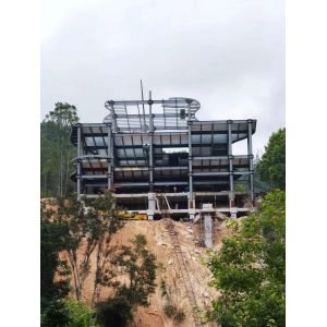 China Z Purlin Steel Structure Building With EPS Sandwich Panel on sale