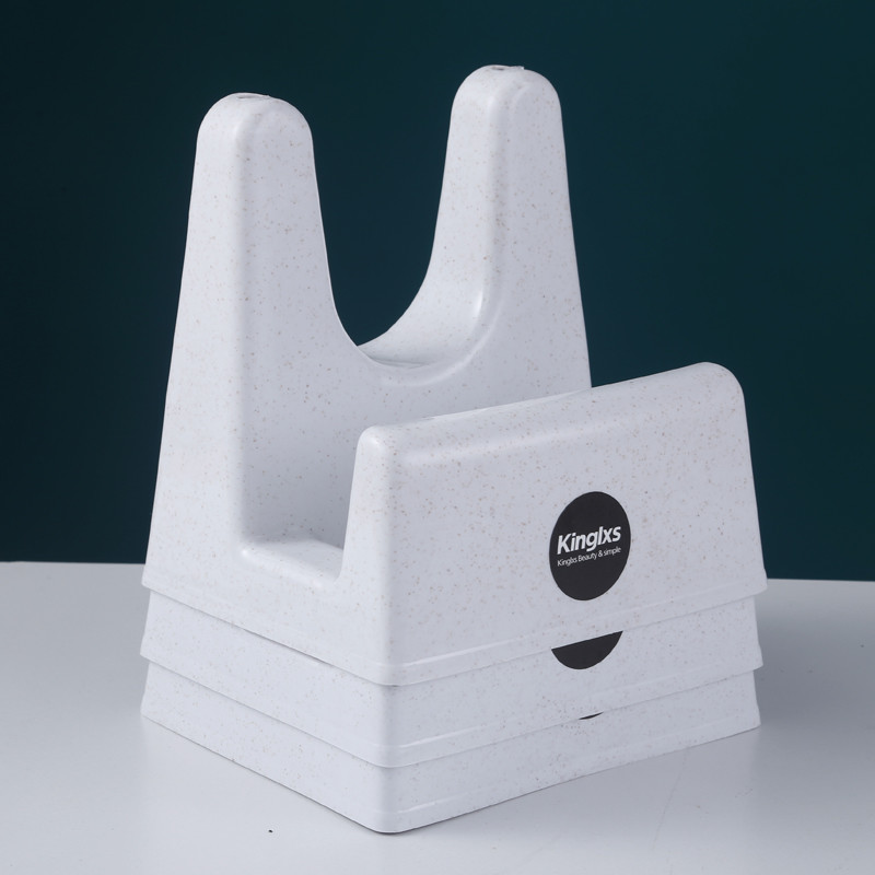 Irregular Pot Lid Rack Plastic PP For Cutting Board Recyclable