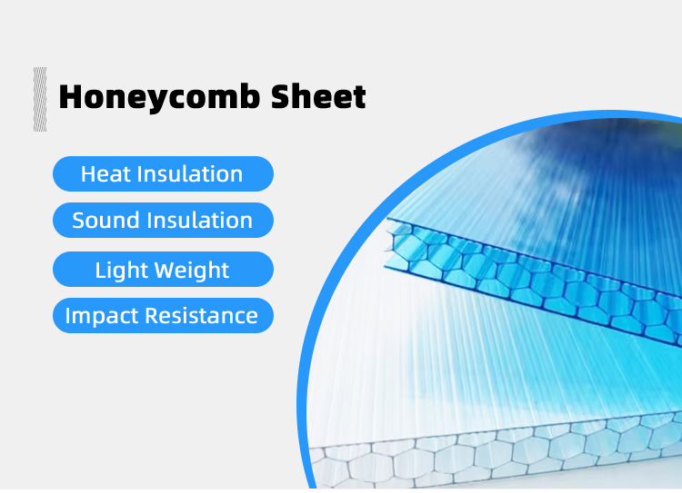 Green House Hollow Polycarbonate Sheet/ Honeycomb Hollow Polycarbonate Sheet/Greenhouse Panel