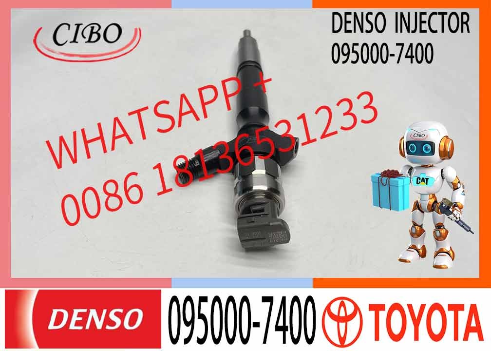 High Pressure Common Rail Injector 23670-30220 23670-30280 23670-39185 095000-7400 Is Suitable for 1KD-FTV 2KD Engine Toyota