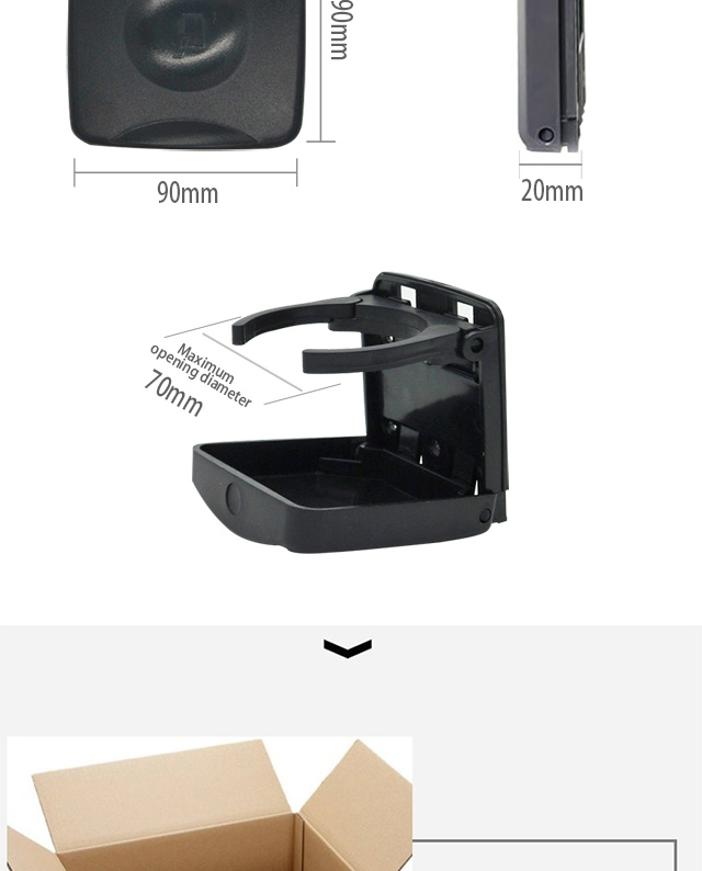 Universal folding style cup holder for electric car tricycle car electric three wheel modified cup holder
