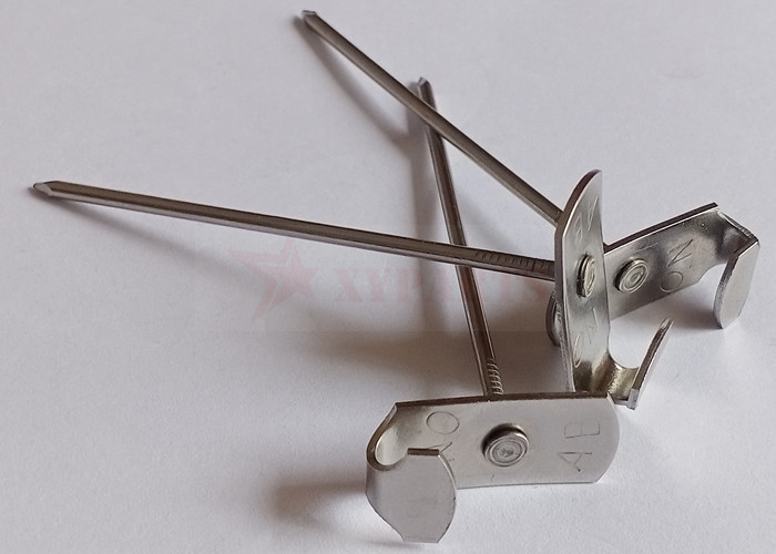 4 ½" X 14 Gauge Stainless Steel Lacing Anchors To Fix Insulation Removable Covers