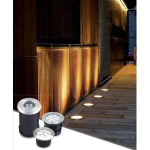 Recessed Multiscene LED Underground Light , Rustproof In Ground LED Up Lights