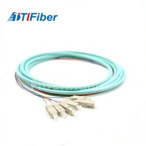 Custom Various Type Fiber Optic Pigtail LC/SC/FC/ST OM3 Multimode