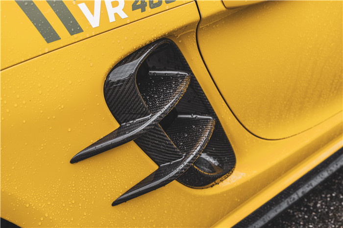 New Product for Porsche Cayman Carbon Fiber Tuyere 718 Boxster Carbon Fiber Side air Inlet