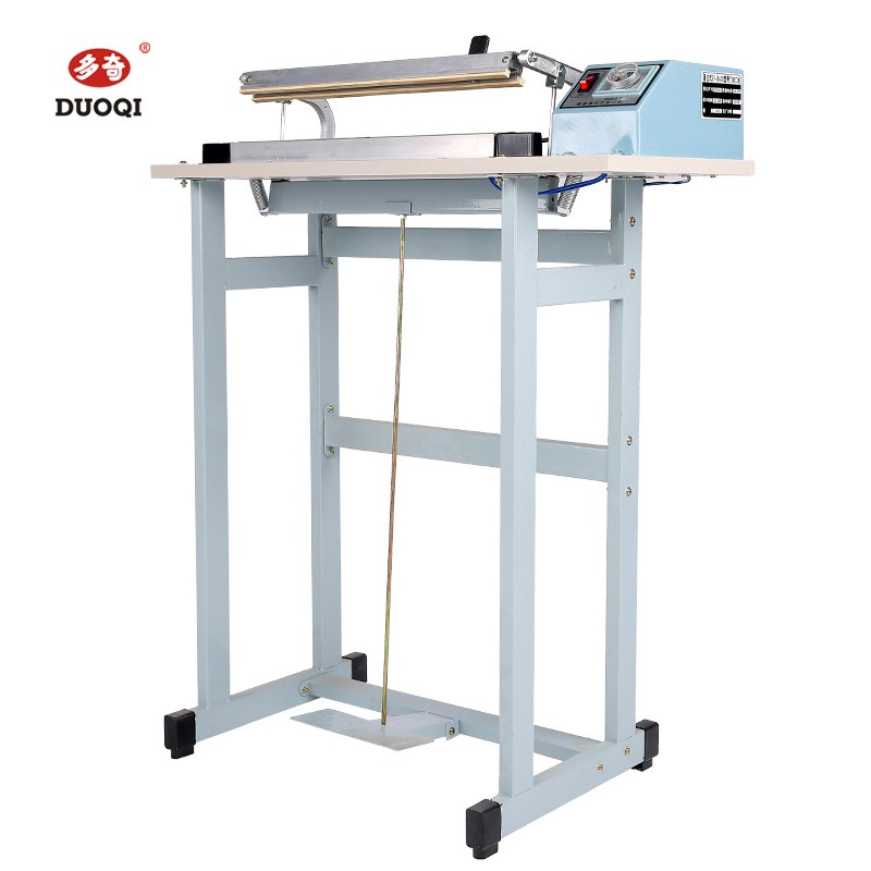 71000 mm DUOQI SFTD-600 CE Iron Foot Pedal Enseal Sealer Bag Sealer with Knife Heat Sealer Semi-Automatic Sealing Machine