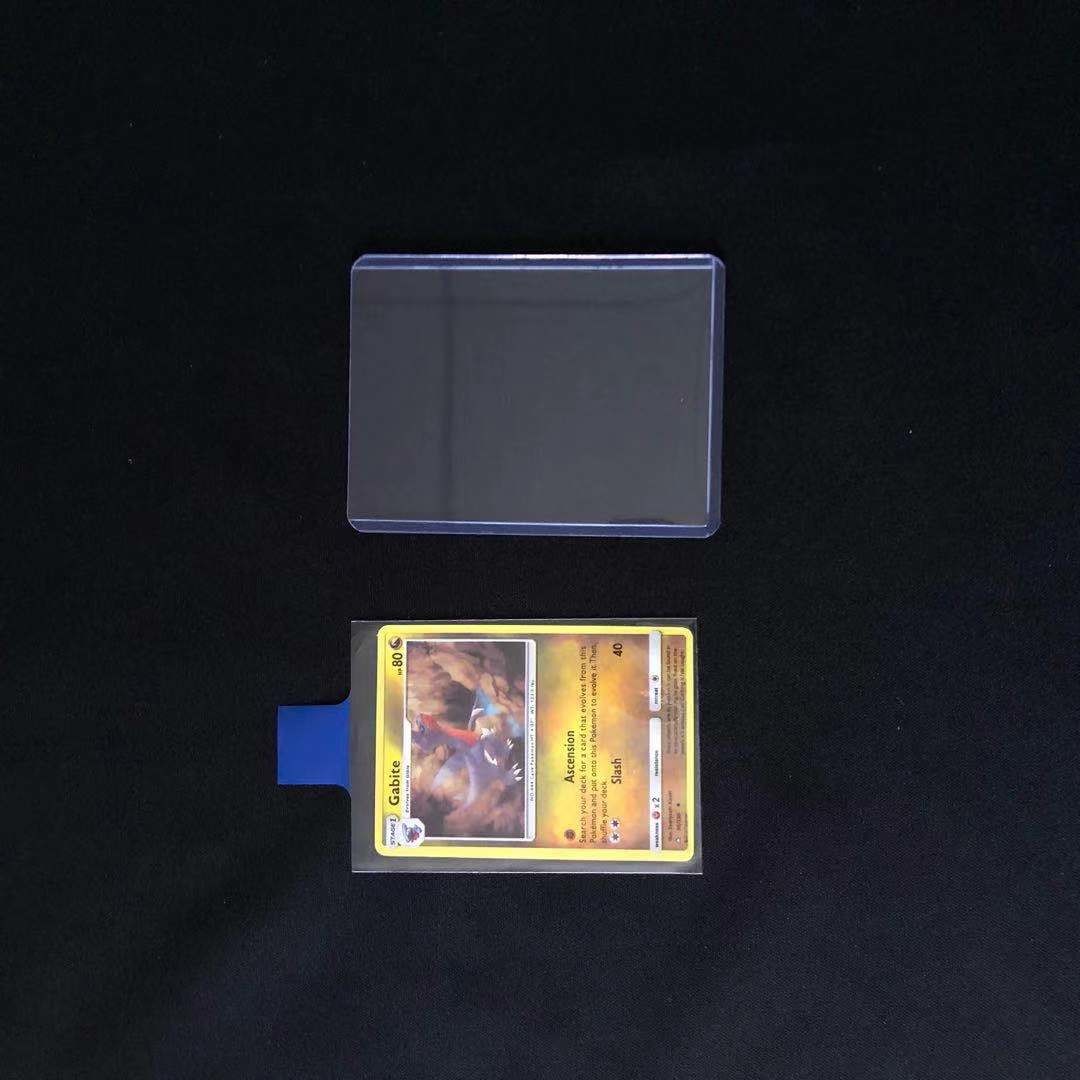 Pull Tab Clear Trading Toploader , 3x4" Opp Pp Card Sleeve Holder