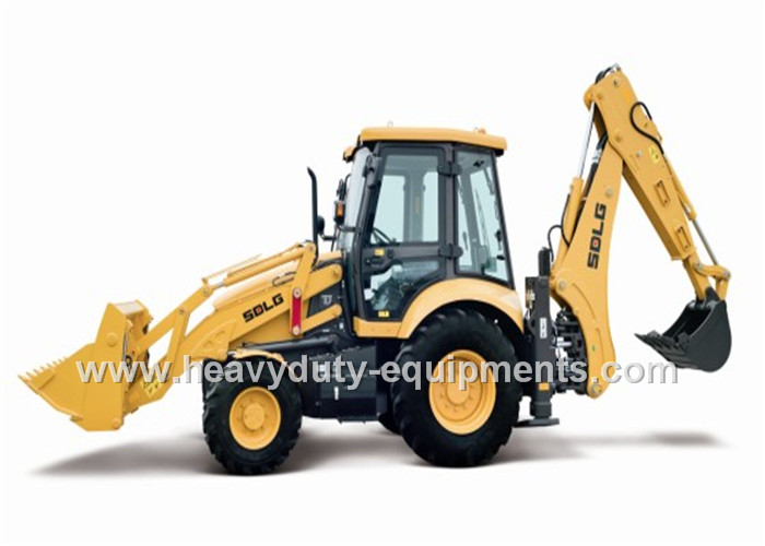 Carraro Axle Backhoe Loader B877 Road Construction Equipment 2716mm Dumping Height