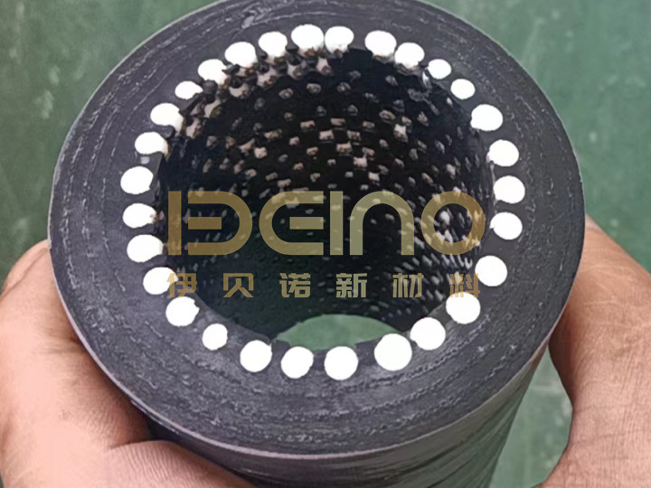 Impact Resistance Ceramic Hose Flexible ODM With Rubber Layer