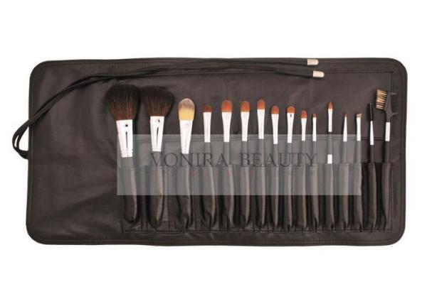 Durable Roll Up Carrying Case Professional Makeup Brush Set For A Flawless Full