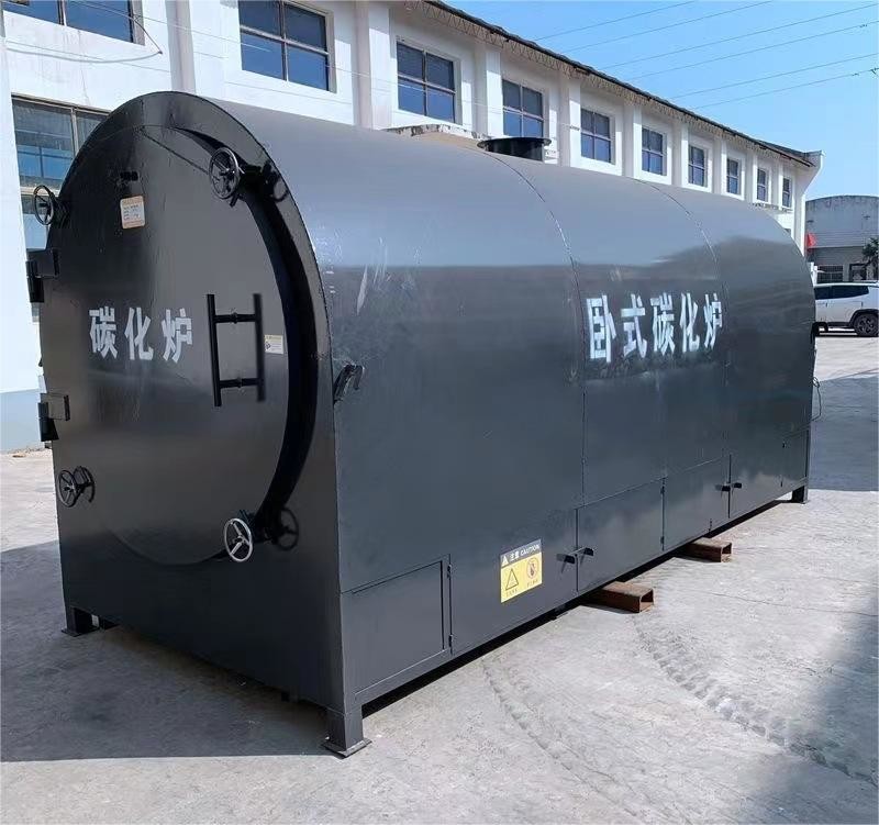 Biomass Sawdust Rice Husk Carbonization Stove Furnace Equipment Coconut Charcoal Making Machine