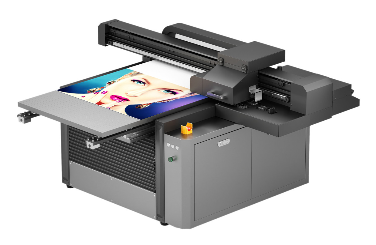 LED UV Lights Curing System Canvas Printer For Volume Printing Accepting TIFF/JPG/EPS/PDF/BMP Papers
