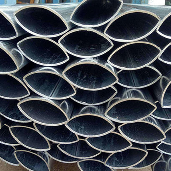 Q235 Q195 Flat Sided Oval Steel Tubing Mild Steel Flat Sided Oval Tube