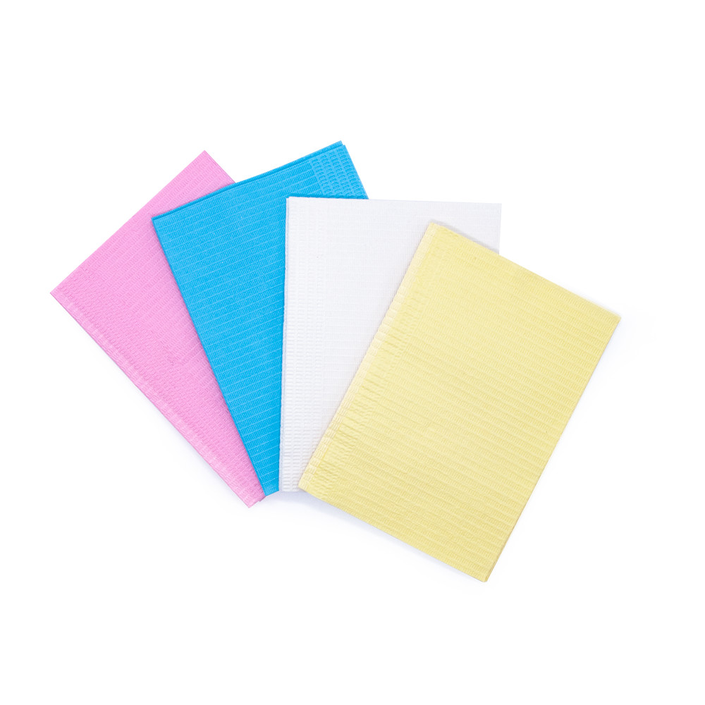 33x45cm Dental Protective Wear , Disposable Patient Bibs Without Tie