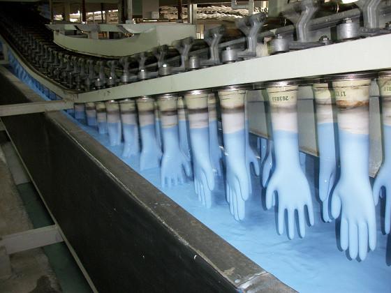 Whole sales disposable blue nitrile gloves powder free latex free for gardening
