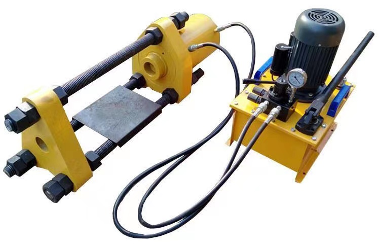 Track Pin Replacement with Portable Hand Power Hydraulic Master Pin Press Fudea Xiamen