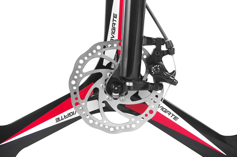 400W Integrated Wheel Electric Folding Bike Disc Brake Full Suspension Folding Ebike